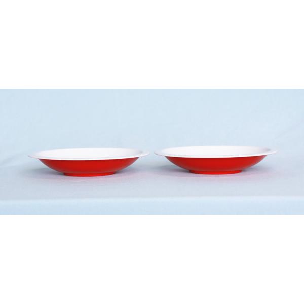 8 Oz 240Ml PP Disposable Plastic Bowl Round Red Plastic Disposable Bowls