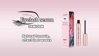 Natural OEM Eyelash Enhancer Growth Serum Custom Organic Liquid FEG