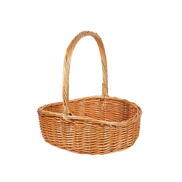 OEM Large Gift Basket Bread Flower Picnic Handmade Woven Custom Straw Wicker Rattan Storage Basket Wicker Gift Baskets Bread Flower Picnic Handmade Woven Custom Wicker Rattan Storage Basket