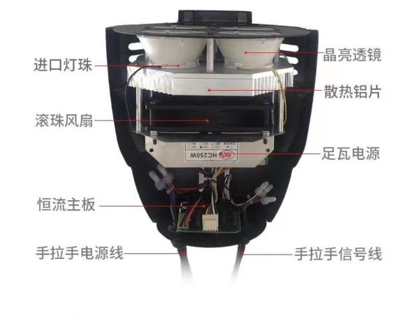 1- 200W/250W 4 Eye COB Face Light For Stage Show Video Studio 60000 Hours Working Time
