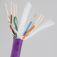 La déchirure en nylon Cat6 UTP câblent 4 paires de HDPE d'Al Foil ETL pour la communication
