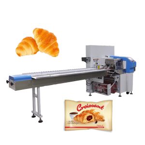 High Quality Durable Bread Baguette Croissant Bagel Pita Toast Sourdough Bread Cookie Donut Noodles Packaging Wrapper Machine