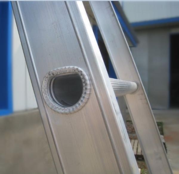 18 Steps Straight Scaffold Step Ladder , Industrial Platform Ladder Safety