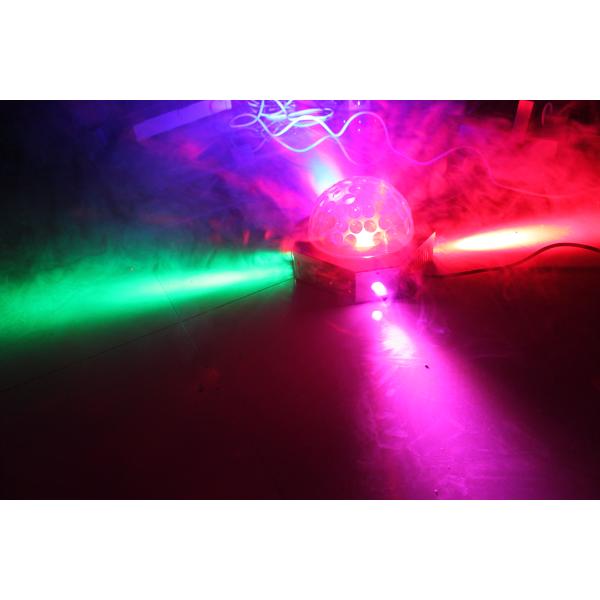 3pcs 5W RGB LED Magic Ball Light With Strobe Crystal LED Disco Stage Effects