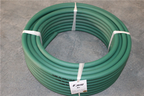 Трансмиссионный ремень зеленого цвета ременный шкив 85A PU круглый для машины