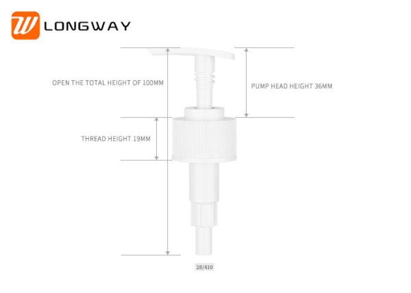 Serum Packaging Plastic Lotion Pump Wide Size Range Color Customization