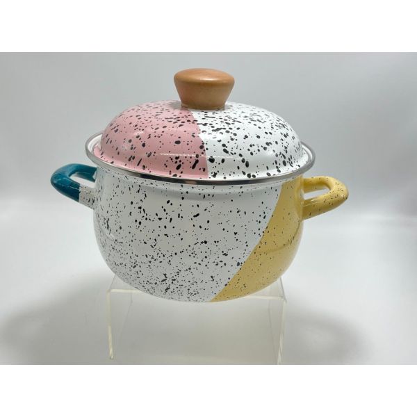 Enamel Coating Porcelain Marble Coating Kitchen Set Enamelware Cookware Casserole Pot