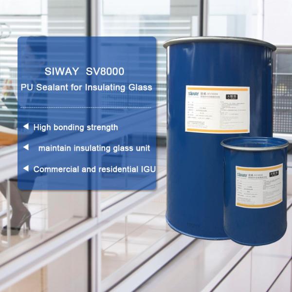 Strong Viscosity Pu Insulating Glass Caulking Sealant Good Adhesion Sv-8000