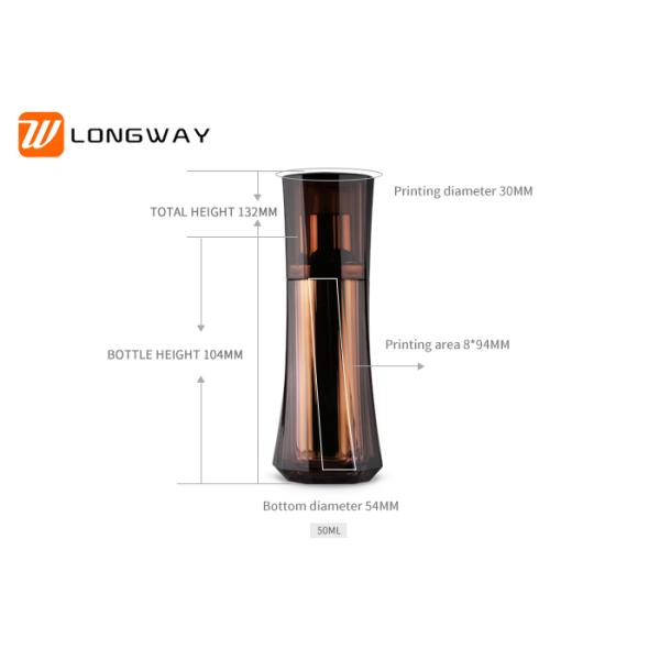 50ml Acrylic Serum Skirt Shaped Sub Bottle with Factory Sale excellent Price