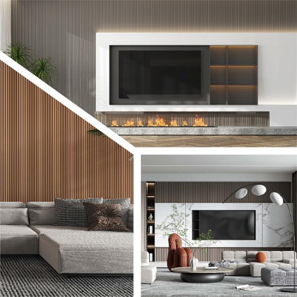 Панели стены Woodgrain ECO дружелюбные внутренние деревянные 159x15mm CWB159B