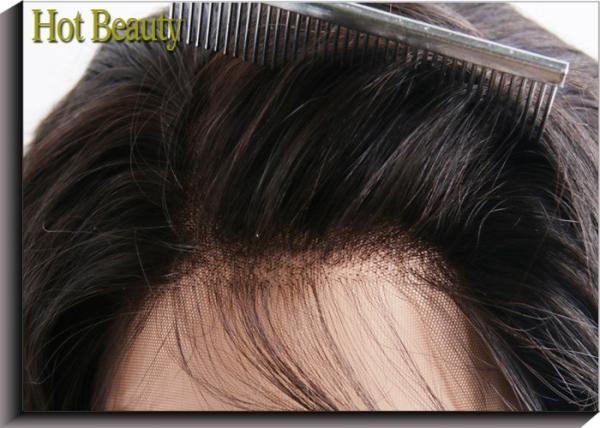 Unprocessed Human Hair Lace Closure Illusion Frontal 4 Inch By 13 Inch Lace Size Natural Color