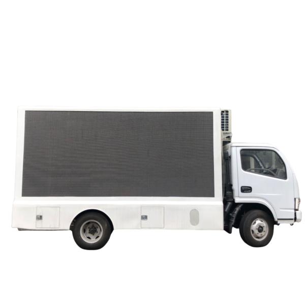 4x2 P4 Dongfeng Led Screen On Truck Euro 5 Euro 6 LHD Led Mobile Display Truck