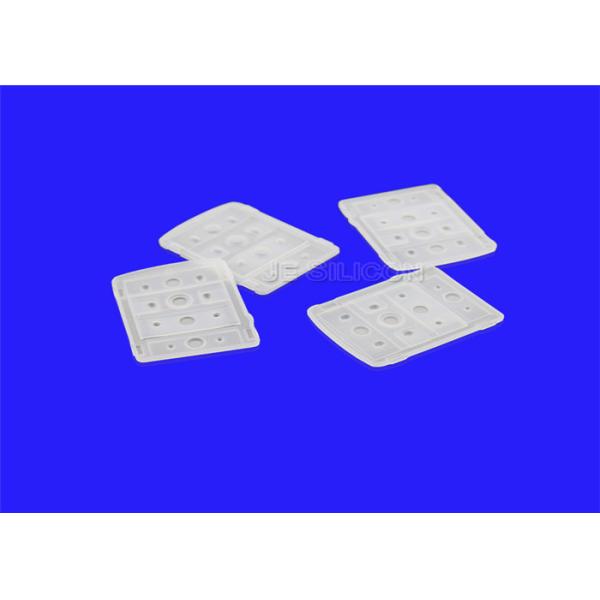 Waterproof Translucent Molded Silicone Parts For Conductive Electronic Button