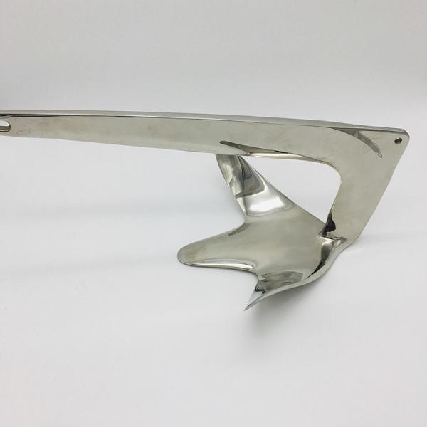 Stainless Steel 304 Rocna 15kg Anchor Silver Polish Boat Bruce