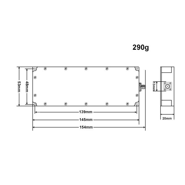 30W Customizable Low-Frequency Jammer RF Module 2G 3G 4G 5G for Counter-UAS Systems