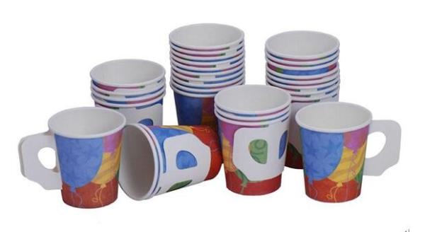 Full Automatic Paper Cup Handle Machine 35-45pcs/Min White Weight 1500 Kg