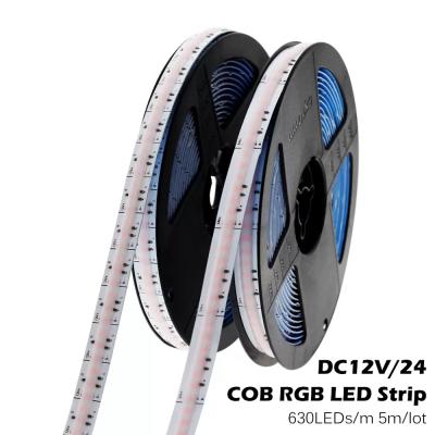 Digital SK6812 RGB COB LED Strip, No Visible LEDs 5V 1m Reel