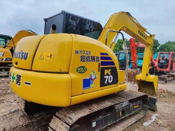 6T Petite excavatrice utilisée Komatsu PC70 Micro-excavatrice d'occasion
