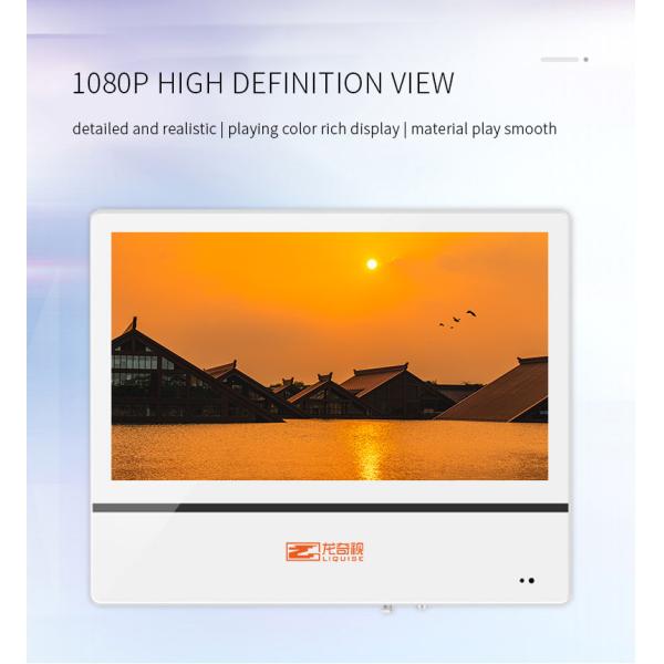 43 55 65 Inch Wall Mounted Advertising Display For Milk Tea Shop