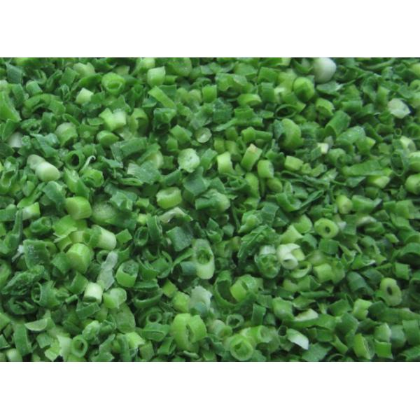 High Grade IQF Frozen Vegetables / Green Spring Onions For Eating