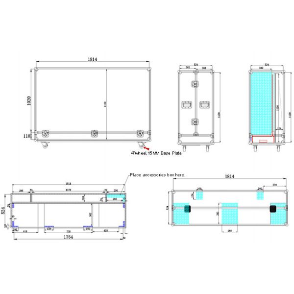 77-inch Transparent Display Unit vertical display case matrix Splicing Screen Seamless 1.8mm Video Wall for Advertising Display