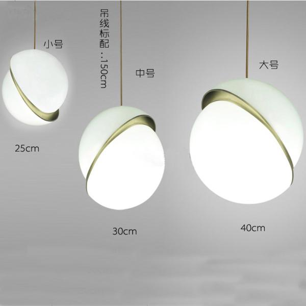 Приспособление привесной лампы света смертной казни через повешение дизайна круглого шарика для столовой кухни