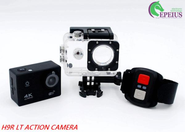 H9RLT 4G Waterproof Helmet Camera With 140 Lens , 2.4G Remote Control Camera 