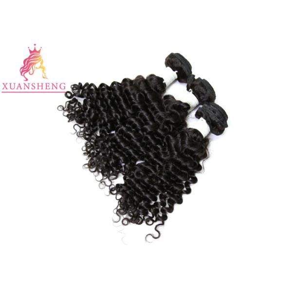 Virgin Brazilian Human Hair Deep Wave Extensions Healthy Hair Unprocessed