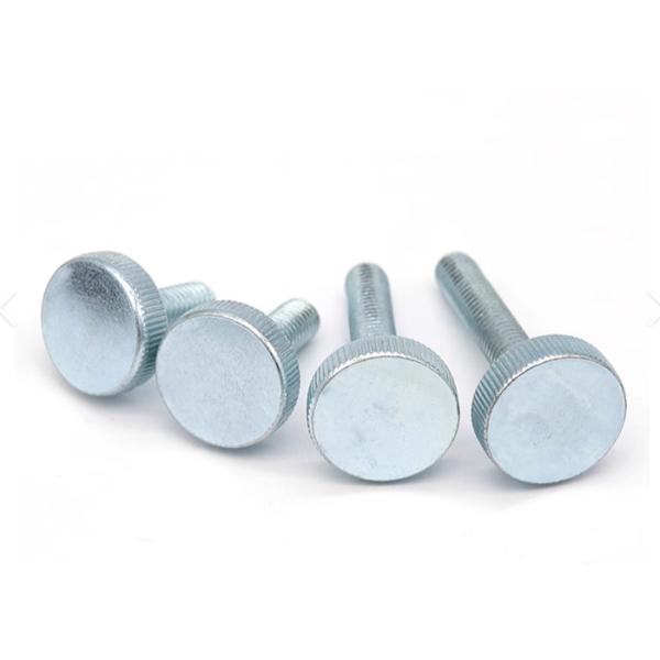 M6 M12 M16 Carbon steel Thumb Screw Galvanized Spade head Thumb screw Blue Zinc plating