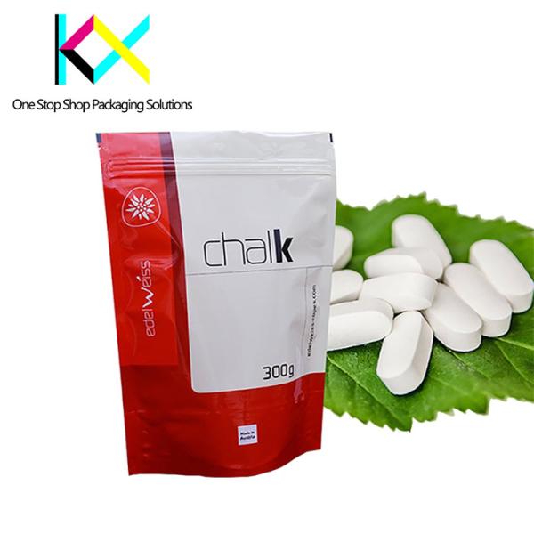 Customization Medical Products Packaging Pouches Stand Up Bags With Rotogravure Printing