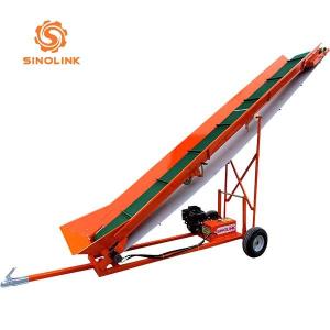 PVC Waste Wood Conveyor Belts For Firewood Logs 2.8m Height