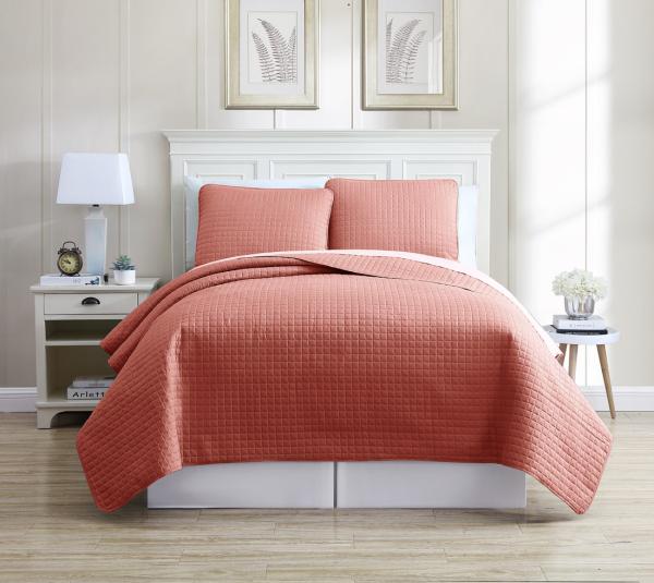 Microfiber Ultrasonic Bedspread Machine Washable Polyester Fiber Bed Cover Set