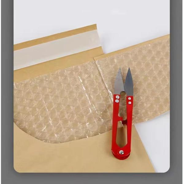 Sacos de bolhas de 155 gm castanho Kraft 12x16 Bolhas de Mailer Embalagem protetora