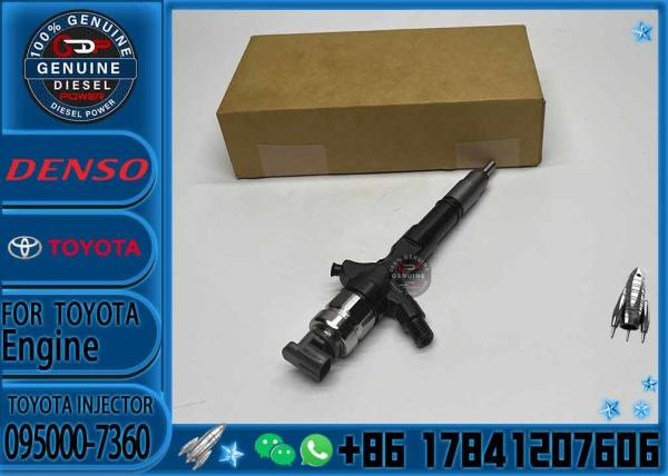  Hot Sale Fuel Unit Injector 095000 7360 0950007360 Common Rail Injector 095000-7360 for Toyota