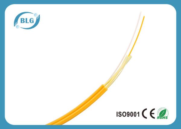 SM Multimode Duplex 2 Fiber Optic Cable 1000 Feet , Yellow Fiber Optic Audio Cable