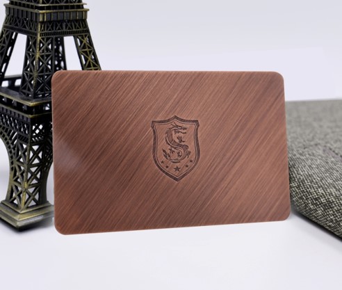 Карта банка 80x50mm металла магнитной полосы подгоняла зеркало Stantless цвета Pantone