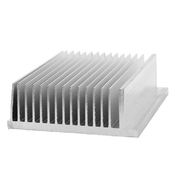 Anodized Aluminum Heatsink Extrusion Profiles Corrosion Resistant H18 - H22 Hardness