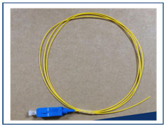 Customized Fiber Optic Pigtail Single Mode Simplex SC APC Fiber Pigtails