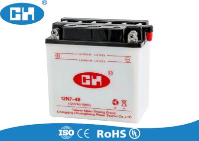 Conventional Dry Cell Motorcycle Battery , 12v Motorbike Battery Corrosion Resistant