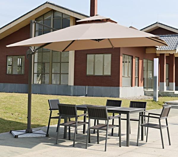 New design Poly Plastic wood Aluminium chairs and table Hotel Outdoor Garden Patio chair