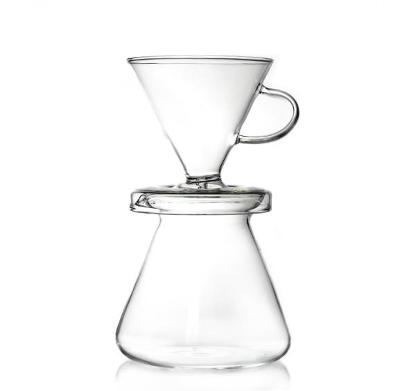 Fabricante de café de vidro do gotejamento de Tangson 500ml, uso do agregado familiar da caneca de café do Borosilicate