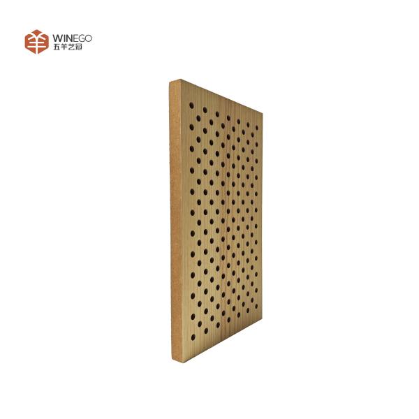 Panneau acoustique perforé en MDF premium et haute densité pour salles de réunion de bureau
