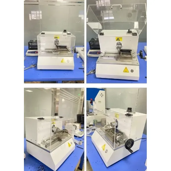 ISO180 ASTM D256 Compliant Plastic Notching Machine with Alloy Steel Cutting Tools for High Efficiency Sample Preparation