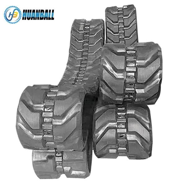 Customize Komatsu CD30r 320mm Wide Excavator Rubber Track Size 320*90*58 for Road