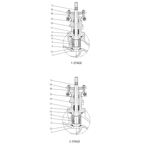 V100-SGN Series Low Noise Single Seated Control Valve(Multi-Hole)