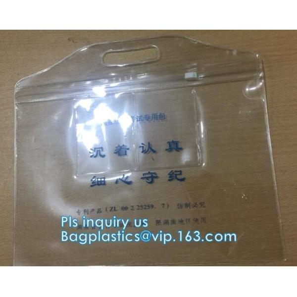 Cosmetic K Clear Bubble Bags/Hot Sale Slider Zipper Bag, Slider Hook Hanging Zipper Bag, Slider Zipper PVC Pencil