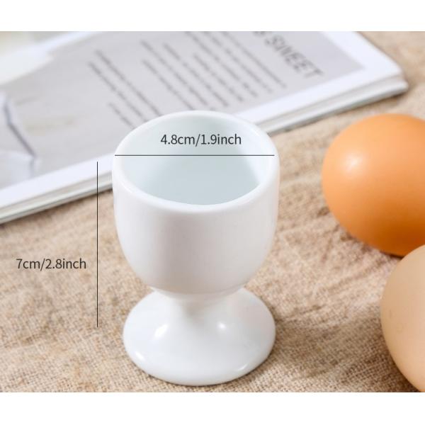 Savall White Porcelain Egg Cups