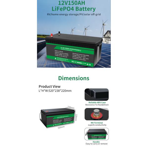 lifepo4 упаковка 12,8в 100ah 200ah 300ah литийная батарея с Smart BMS для резервного питания