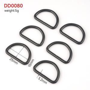 Metal D-Ring Loop 1 Inch D Ring Buckle for Bags Webbing Sewing Customized Logo