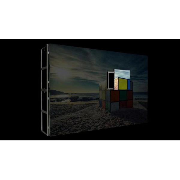 3.456m*2.88m 1920Hz Indoor LED Video Screen With Magnet Installable Plastic Cabinet Shenzhen Factory